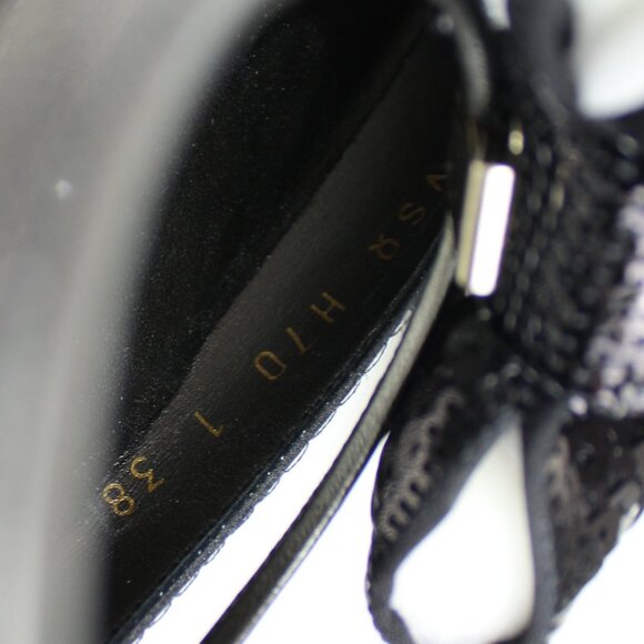 NEW Valentino Sequin Bow Pumps | Black Runway Heels – Party, Events, Date Night - Picture 11 of 16